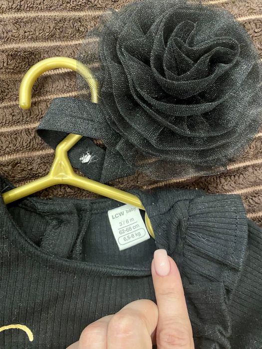 Стильное платье на малышку 3-6 мес