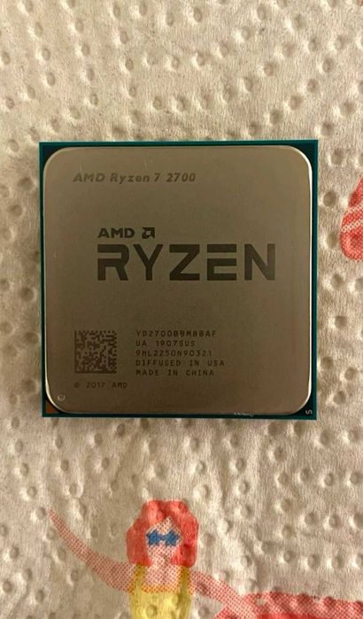 AMD Ryzen 7 2700  AM4 YD2700BBM88AF
