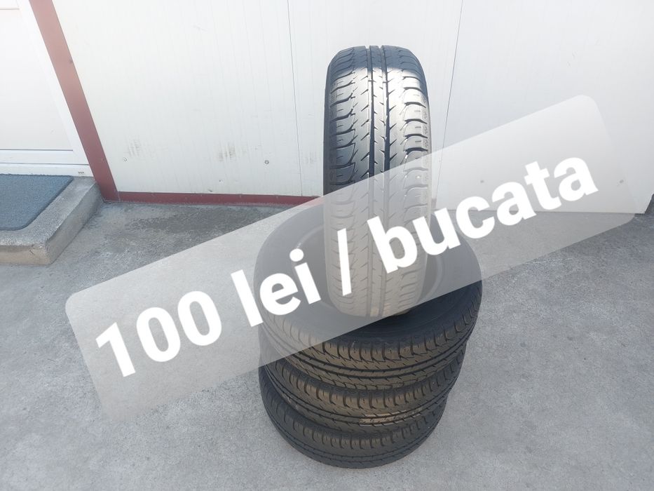 100 lei bucata! Set anvelope de vara 185 65 15 Kleber