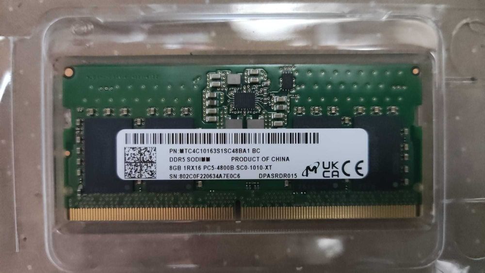 KIT Memorie ram  micron 16 gb ddr5