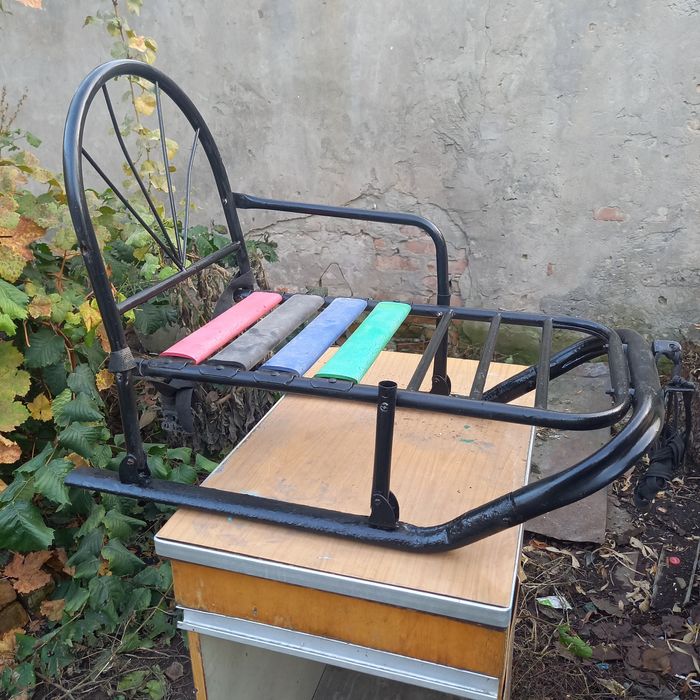 Сани детские со спинкой