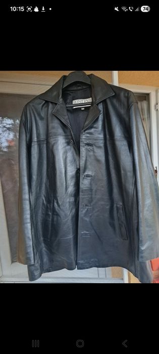 Geacă bărbați din piele naturală,  Nou! Vera Pelle (XL)