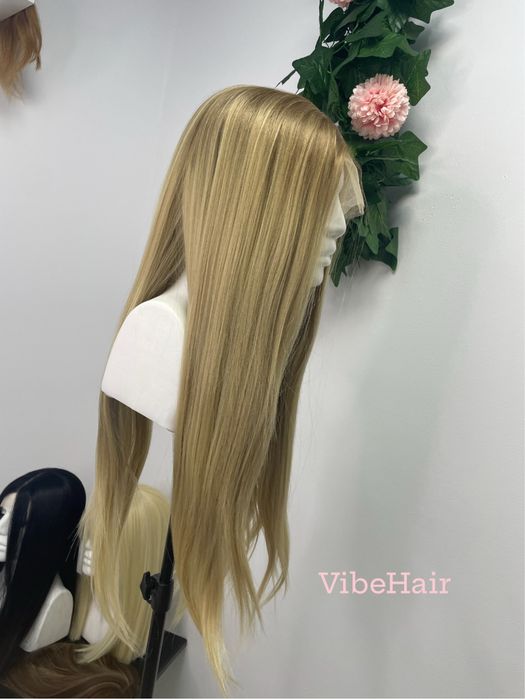 Peruca blonda front lace-lichidare stoc