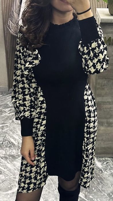 Черное короткое Платье, по низкой цене