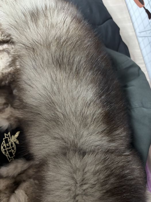 Парка с натуральным мехом