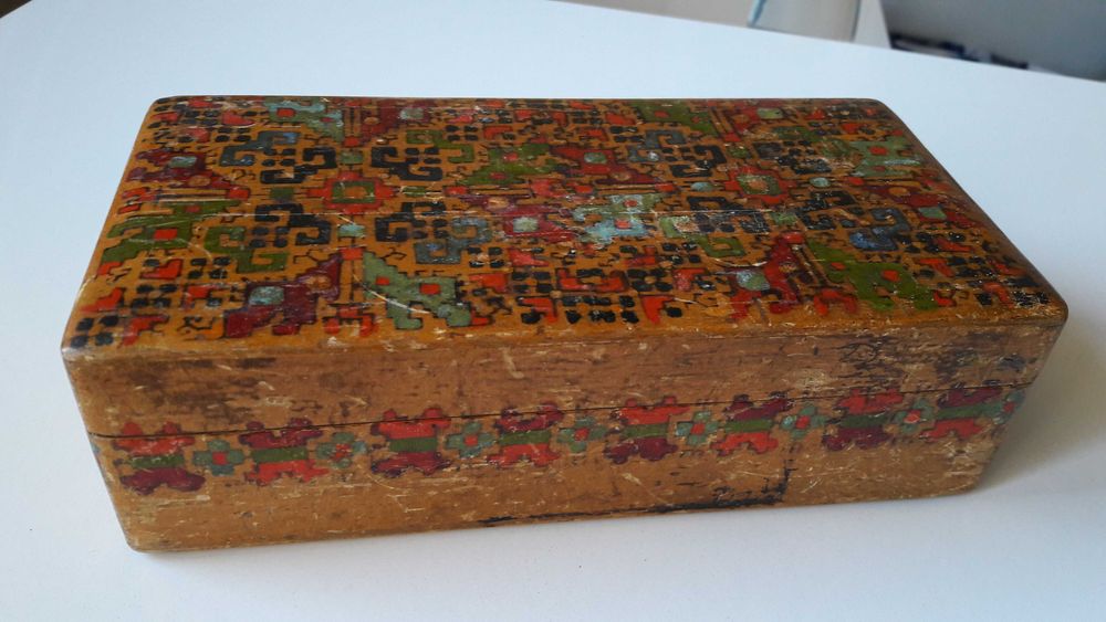 Дървени кутии,ръчна изработка около 1900 г