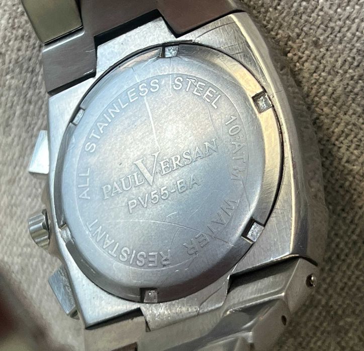 Ceas Paul Versan PV55 BA cronograf otel inoxidabil 10 ATM