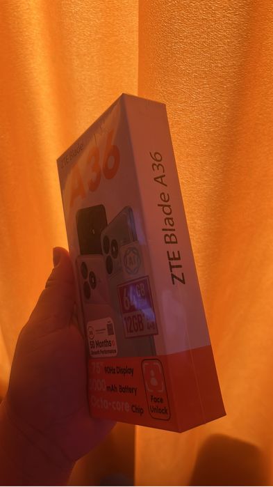 ZTE A36 новый әлі ашылмаған