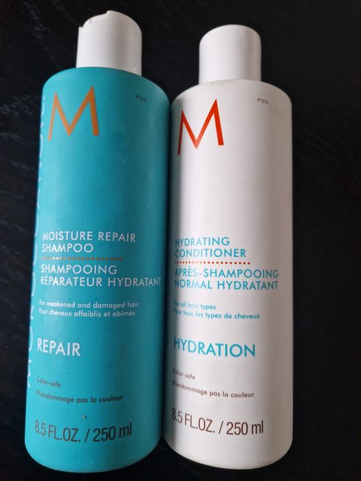 Sampon și balsam pentru par degradat Moroccanoil