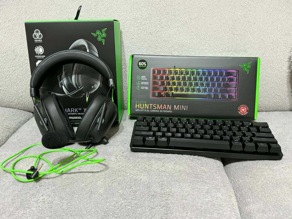 Razer Huntsman Mini + Razer BlackShark V2 X