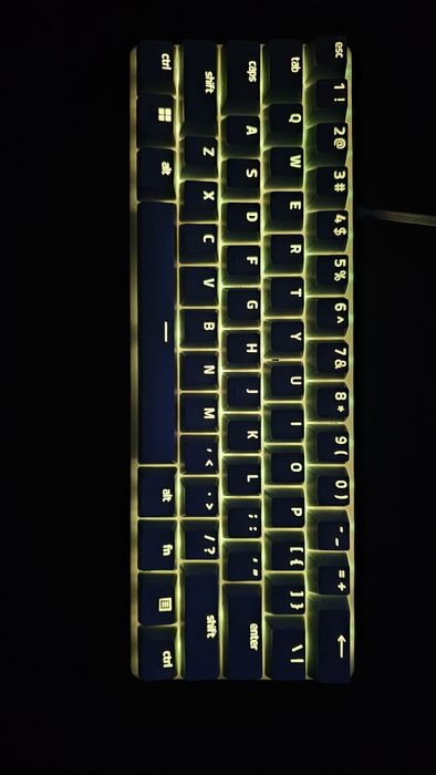 Механична клавиатура Razer - Huntsman Mini, Optical Red, Mercury