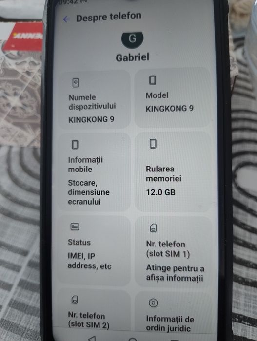 Telefon rezistent cubot king 9