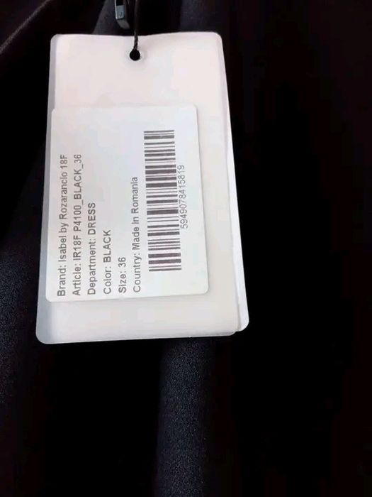 Rochie neagra creion Isabel by Rozarancio