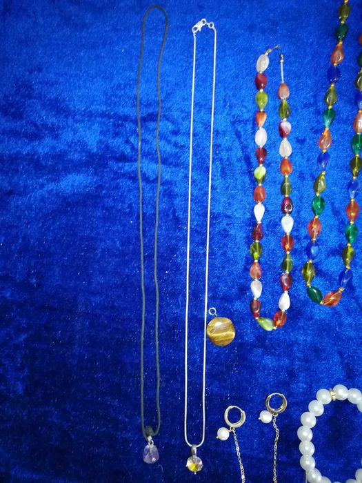 Бусы Агат Аметист