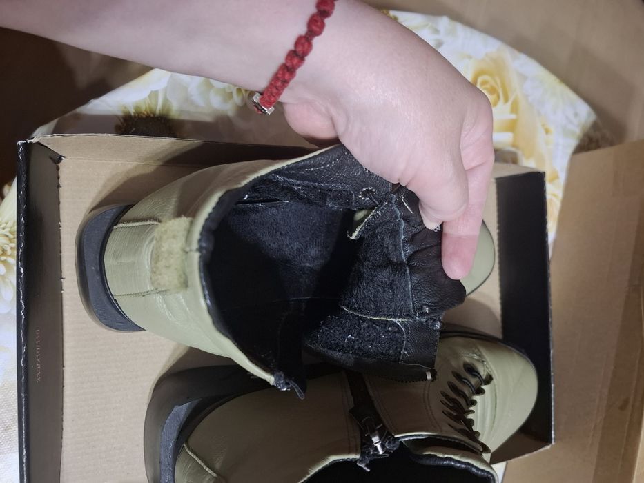 Дамски боти естествена кожа