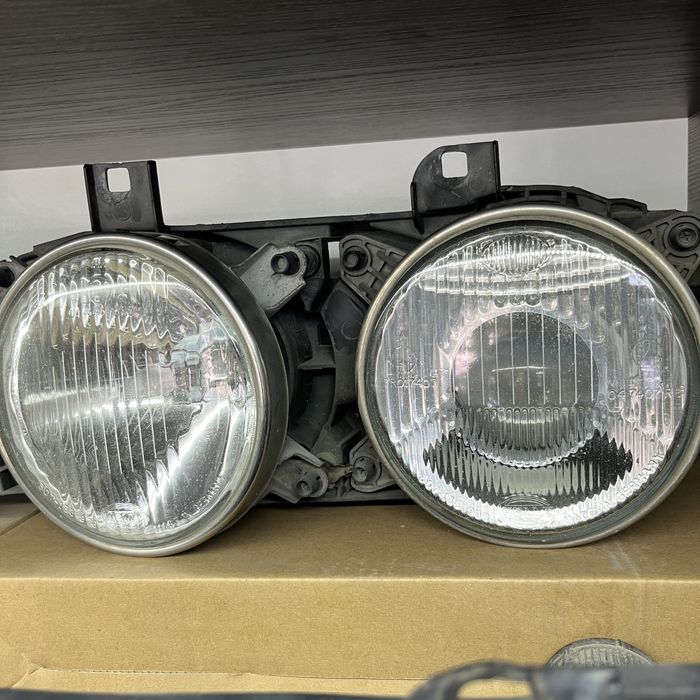 Оригинальные привозные фары hella на bmw e32 e34