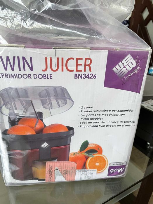 twin juicer storcator fruce automat- NOU- SIGILAT