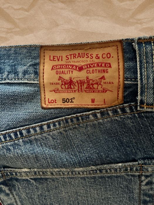 Мъжки сини винтидж дънки Levi’s 501