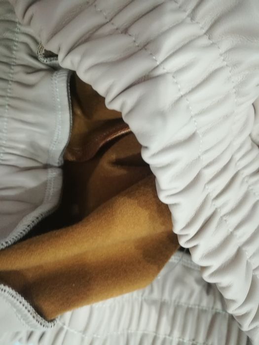 Брюки -джоггеры из экокожи