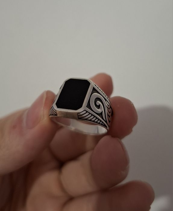 Кольцо серебро мужское