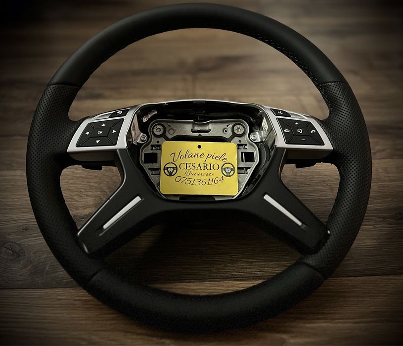 Volan piele naturală Nappa Mercedes E-Class ML W166 w212 2009-2016