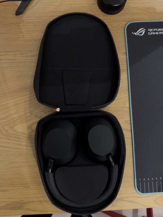 Casti Sony WH-1000XM5B Wireless Bluetooth Noise Cancelling - garantie