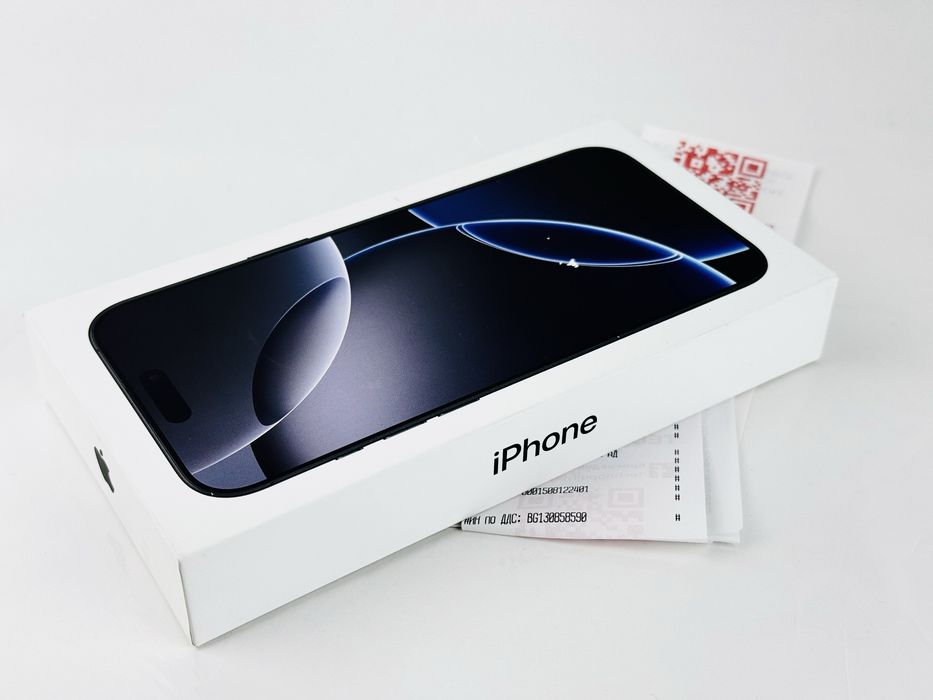НОВ! Apple iPhone 16 Pro Max 256GB Black / Natural 2г. Гаранция!