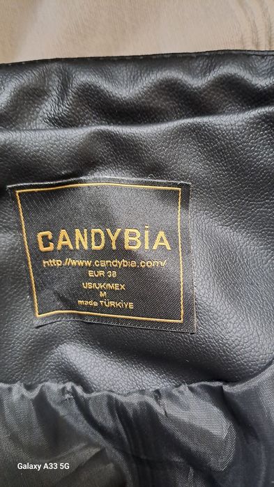 Кожено яке размер М