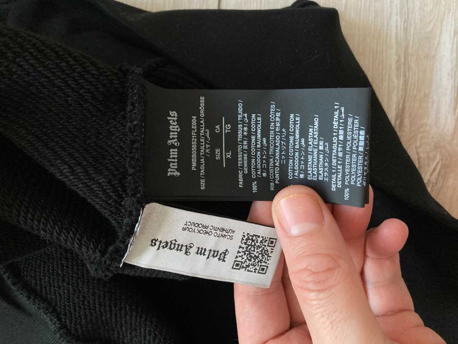 Оригинален Palm Angels Tropical Logo Hoody суитчър суичър XL Over Size