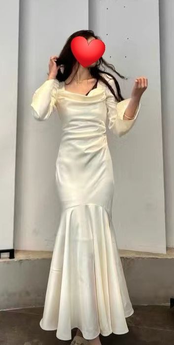 Вечерний белое платье