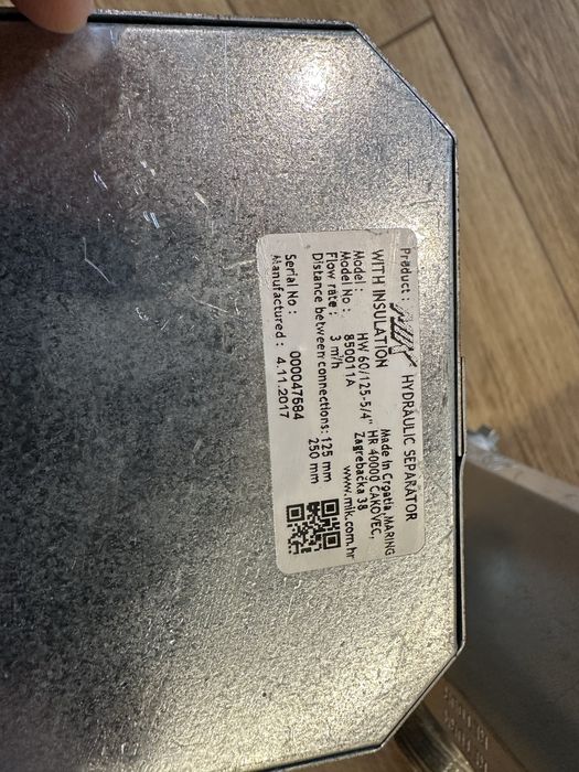 Хидравличен сепаратор Колектор разпределителен и събирателен