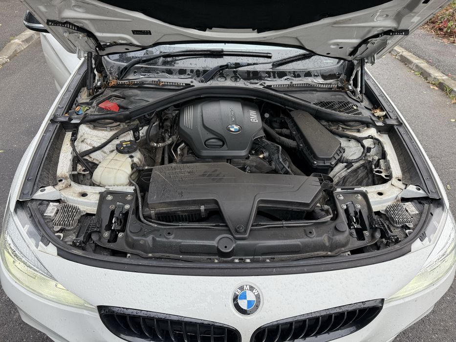 Interior piele neagra bmw f34 f36 sport scaune recaro crem f30