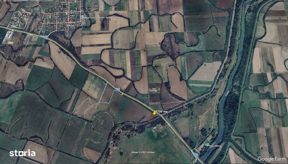 Teren extravilan destinatie zona industrială- Albina 2700 mp