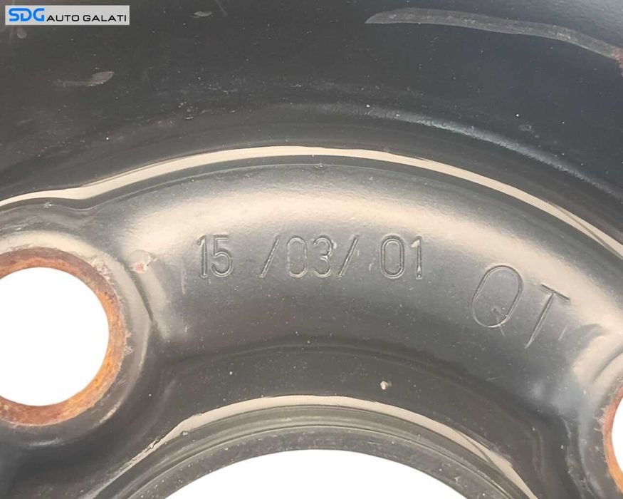 Janta Roata Rezerva Normala Tabla Otel 185 65 15 R15 Opel Adam 2012 - 2018 (6JX15H2 ET49 2150143) [JNT0045]