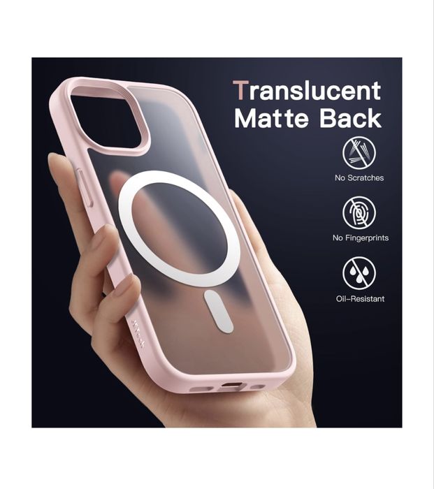 Нов Розов Iphone 13 MagSafe Case JETech