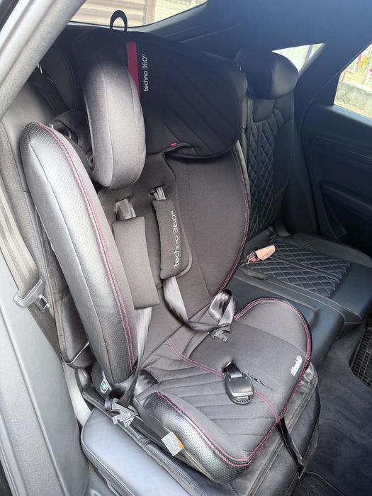 Chipolino столче за кола 360 градуса Isofix Teхно Абанос 0-36кг