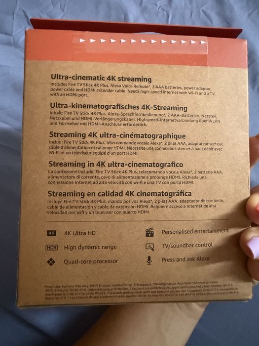 Amazon fire tv stick 4K PLUS