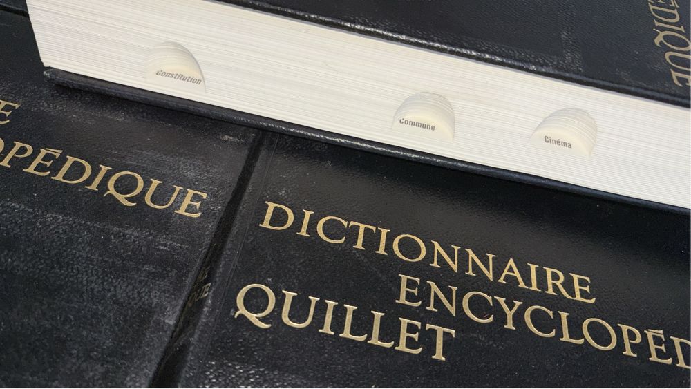 Set enciclopedii vechi Dictionnaire Encyclopedique Quillet+ carti rare