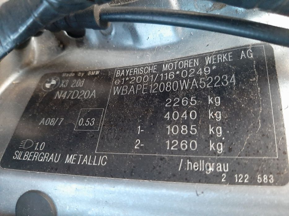 Capota bmw x3 e83