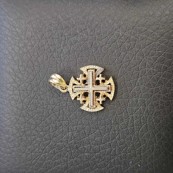 ( B32075.1 / Ag28 Doi Baieti ) Medalion Aur 14K - 2.45 grame / 980 lei