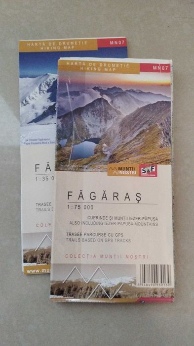 Harti Trasee Montane Muntii Bucegi Muntii Fagaras Muntii Piatra Craiului