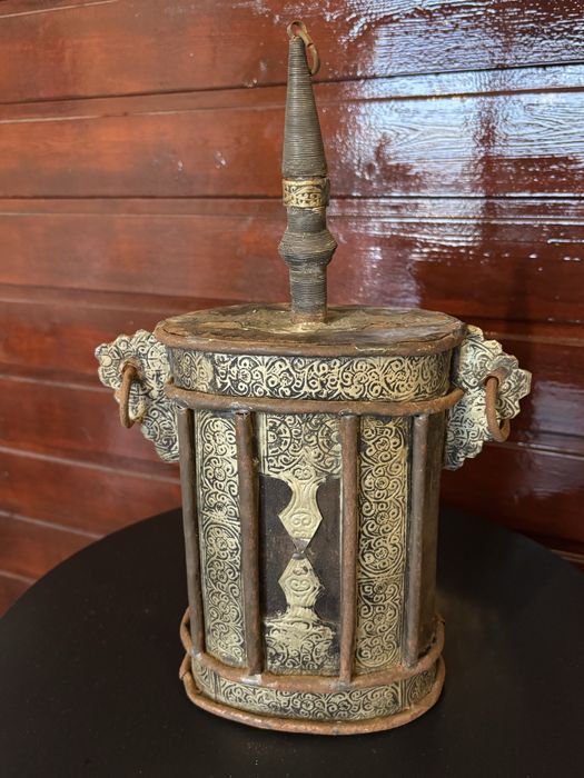 Голяма Османска барутница,паласка-19-ти век,сачан,36 см