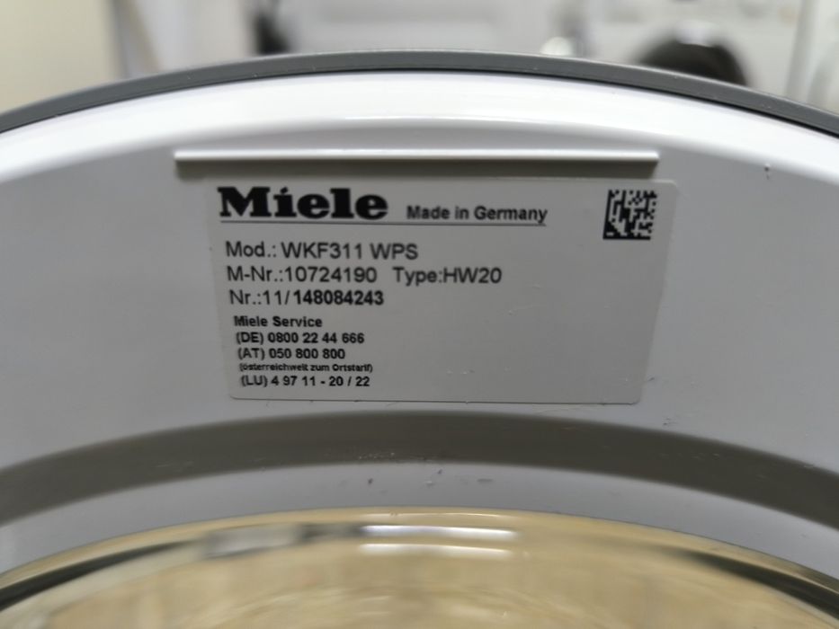 Пералня Miele WKF 311 WPS 8кг. SpeedCare PowerWash - 1400об.