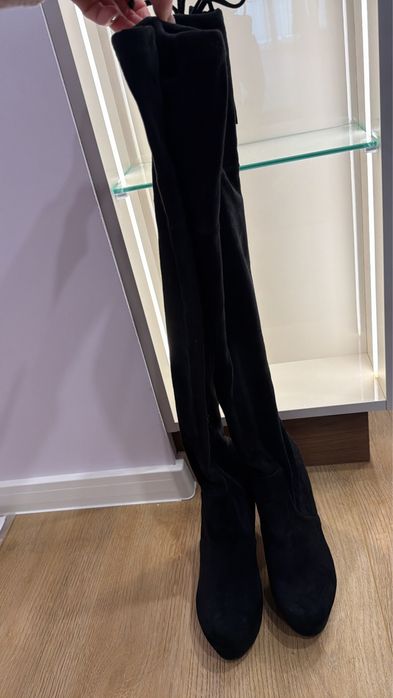 Дълги ботуши на ток ОТЛИЧНО състояние