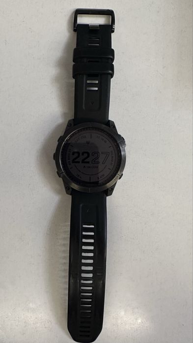 Смарт часовник Garmin Fenix 7X Sapphire Solar, 51 мм, черен
