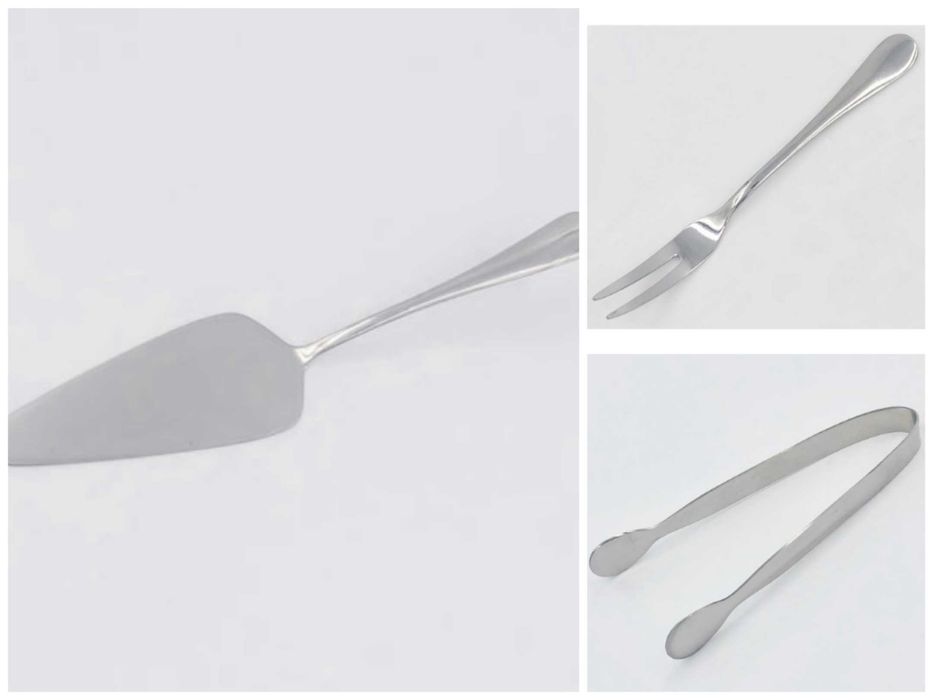 Комплект луксозни прибори 72 части  в дървен куфар Неръждаема стомана