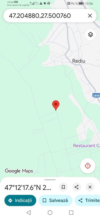Teren Rediu 822.00 mp str. 1 Decembrie