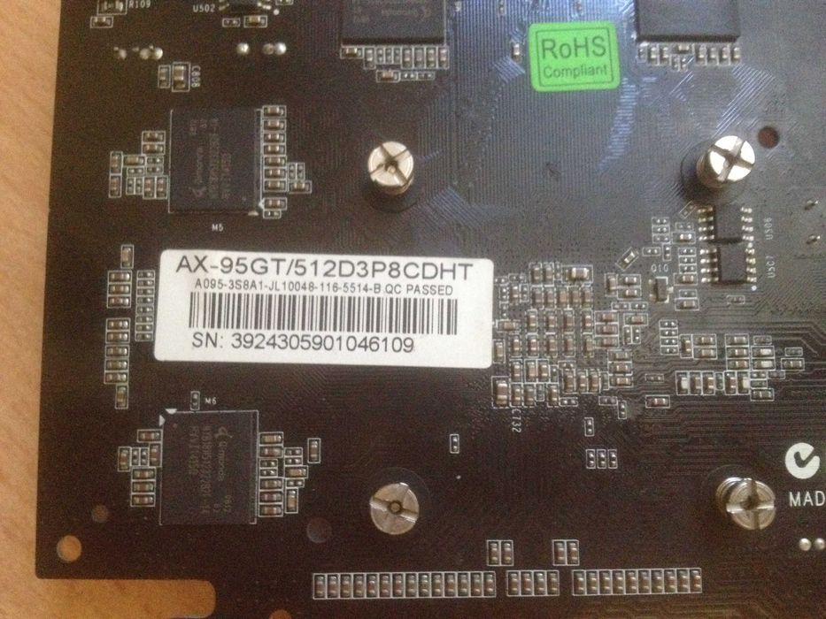 Видео карта GeForce 9500 GT 512 mb