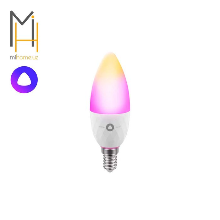 Умная маленькая лампочка Яндекс Е14 RGB YNDX-00017