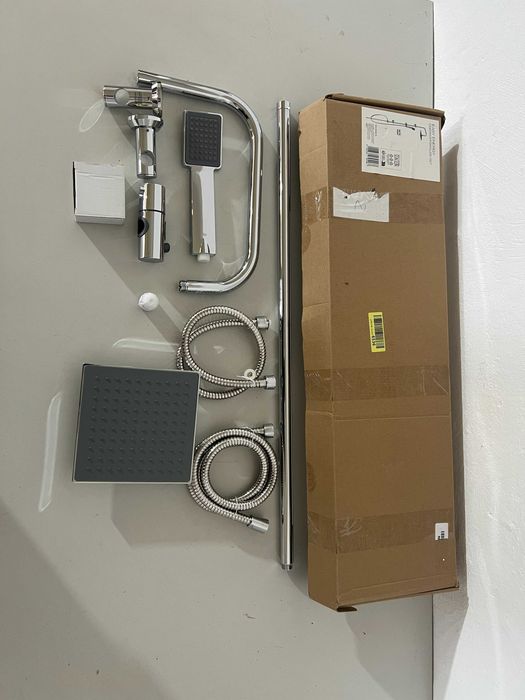 EISL EASY ENERGY DX12004-A – Sistem de duș 2 în 1 cu ploaie tropicală și duș de mână